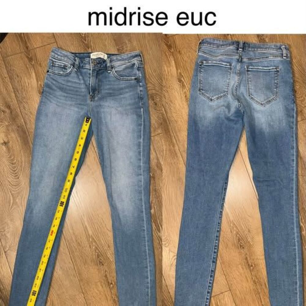 Abercrombie & Fitch 0/25 midrise euc